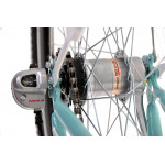 Mestský bicykel 26" Kozbike K24 3 prevodový Modro biely 